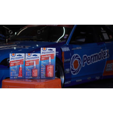 PERMATEX 27140 High Strength Threadlocker Red, 36 ml