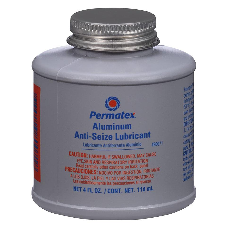 PERMATEX 80071 Anti-Seize Lubricant with Brush Top Bottle, 4 oz.