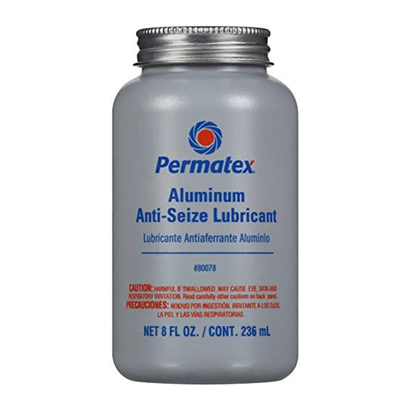 PERMATEX 80078 Anti-Seize Lubricant with Brush Top Bottle, 8 oz.