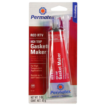 PERMATEX 81160 High-Temp Red RTV Silicone Gasket, 3 oz (Discontinued)