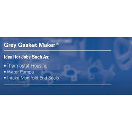 Permatex 82195 Ultra Grey Rigid High-Torque RTV Silicone Gasket Maker, 13 oz.