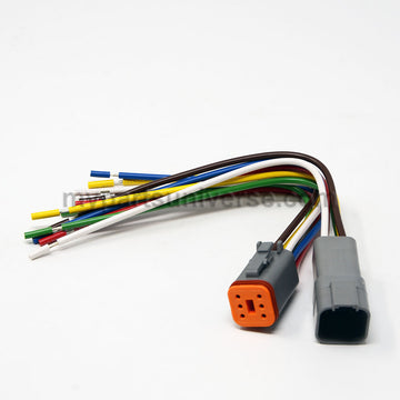 Deutsch DT 6-Pin Pigtail Kit, 16AWG Boat Wire (ABYC, NMMA, USCG Certified Wires, 100% Made in USA)