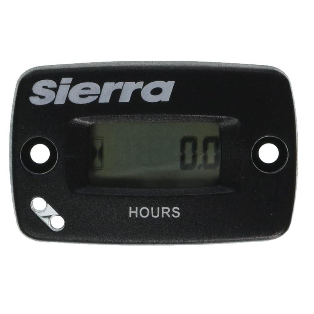 SIERRA MARINE 56968P Small Engine Hourmeter with Sensor Wire for 2/4 Stroke Gas Engines, 5'