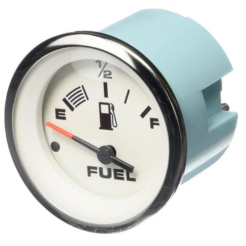 SIERRA MARINE 59655P Medium Lido Fog Resistant Fuel Gauge, White