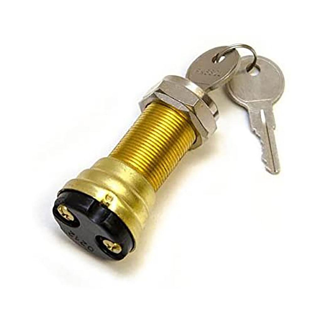 SIERRA MARINE MP39020 Conventional Brass Max Panel Thickness 1-1/8" Terminals 2 Screw Boot No Mtg Hole 7/8"