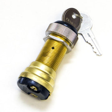 SIERRA MARINE MP39820-1 Brass 2-Position Off-Run-Start Switch for Use with Separate Starter Button with Terminal Type 2 Screw