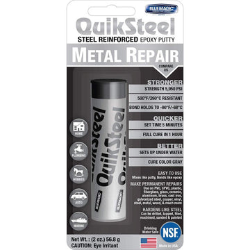 BLUE MAGIC QUIKSTEEL 16002TRI METAL REPAIR