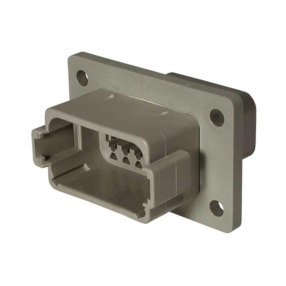 Deutsch DT04-12PA-L012 DT 12-Pin Gray Flange Male Connector