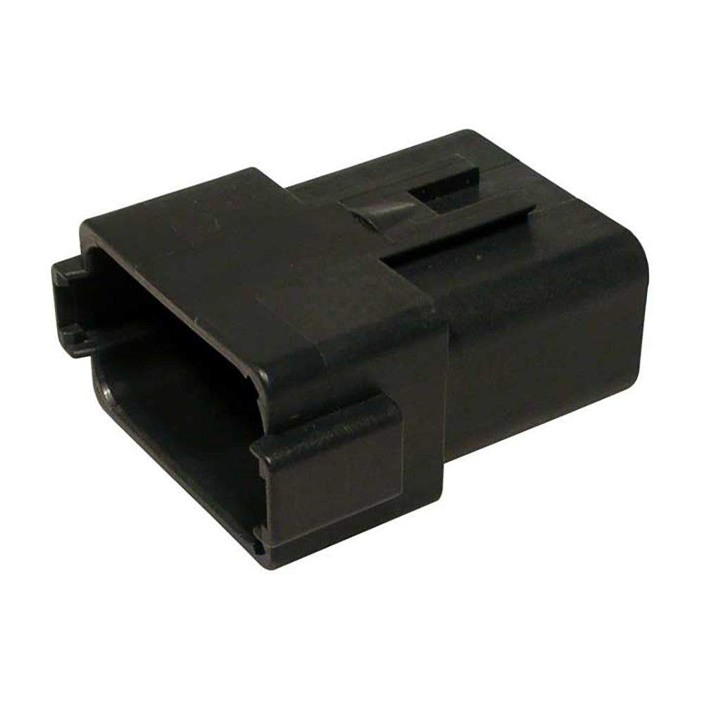 Deutsch DT 12-Pin Black Connector Kit, 14-16AWG Open Barrel Contacts