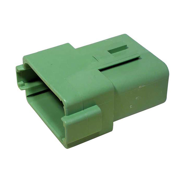 Deutsch DT 12-Pin Green Connector Kit, 14-16AWG Open Barrel Sockets