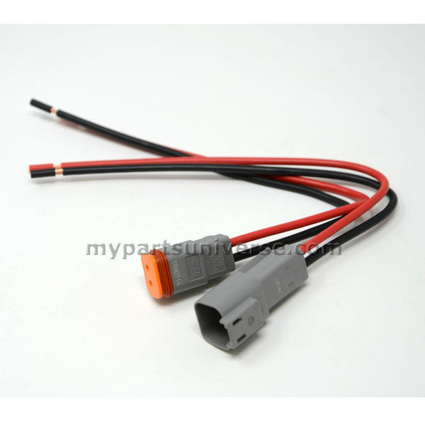 Deutsch DT 2-Pin Pigtail Kit, 14AWG Pure Copper GPT Wires (100% Made in USA)