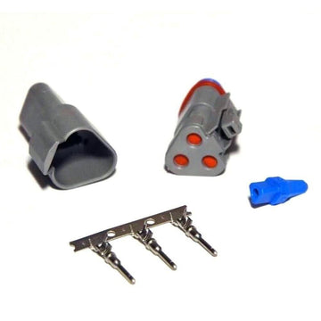 Deutsch DT 3-pin J1939 Bus Terminal Kit, 14-16AWG Open Barrel Pins