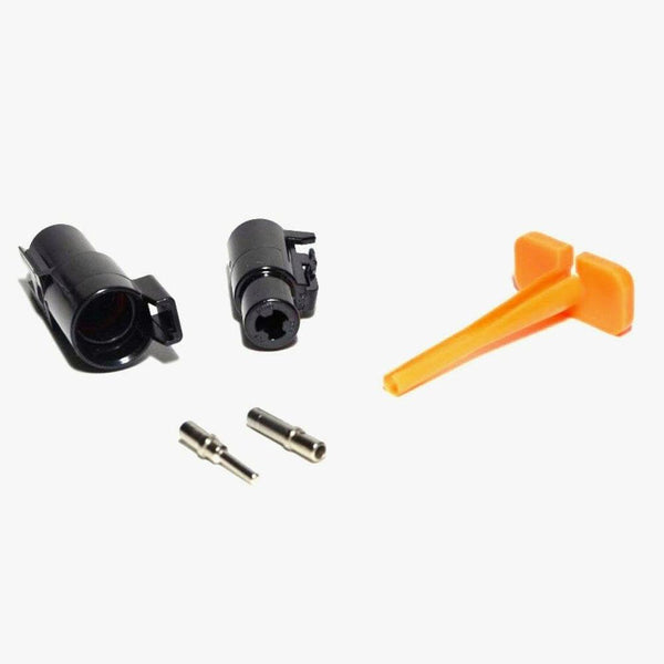Deutsch DTHD 1-Pin Connector Kit, 12-14AWG Closed Barrel Contacts & Tool