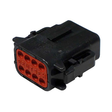 DEUTSCH DTM06-08SB DTM 8-Pin Black Female Connector