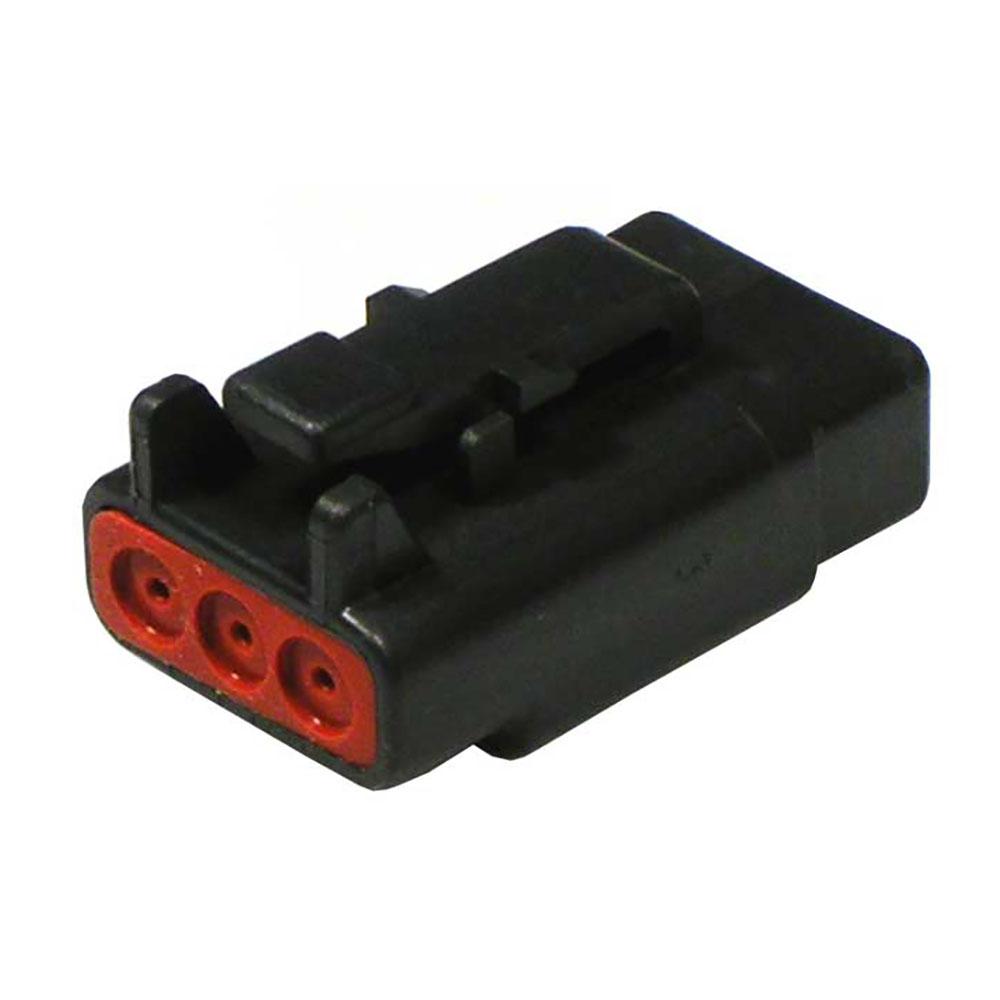 DEUTSCH DTM06-3S-E004 DTM 3-Pin Black Female Connector