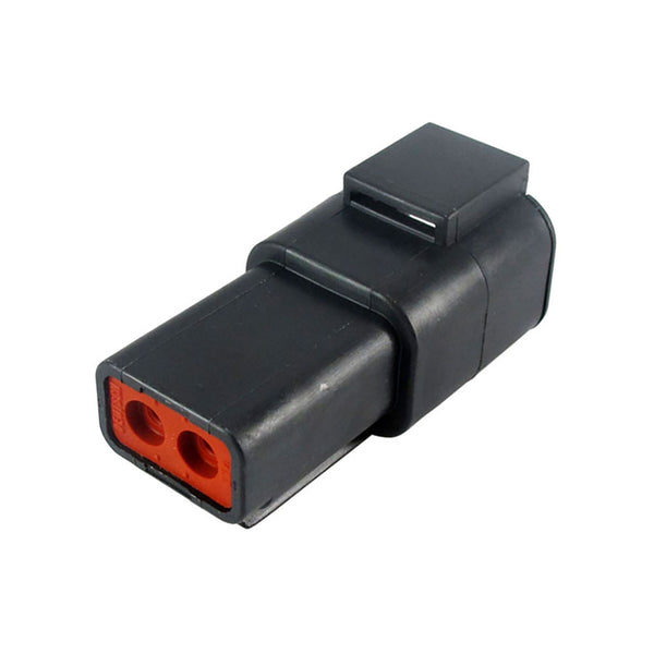 DEUTSCH DTP04-2P-E004 DTP 2-Pin Black Male Connector