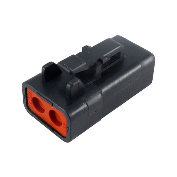DEUTSCH DTP06-2S-E004 DTP 2-Pin Black Female Connector