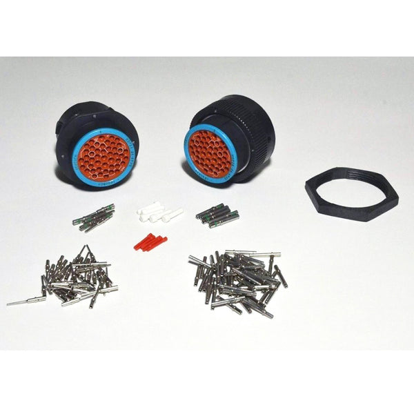 Deutsch HDP20 47-Pin Bulkhead Connector & RING Kit, 14 & 20AWG Closed Barrel Contacts